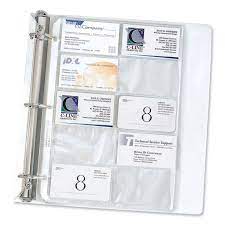 Quickly browse through hundreds of business card tools and systems and narrow down your top choices. Business Card Binder Pages By C Line Cli61217 Ontimesupplies Com
