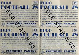 La saisie vocale n'est pas compatible avec ce navigateur. Football Cartophilic Info Exchange Panini Euro Football 78 02 Sticker Sheet France Tele Star Magazine 03