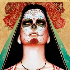 Sylvia Ji Sylvia Ji Sugar Skull Art Madonna Art