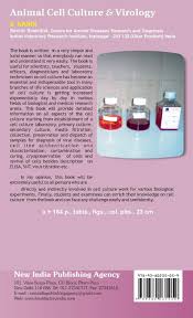Mar 09, 2015 · cell culture cell culture is one of the major tools used in cellular and molecular biology, providing excellent model systems for studying the normal physiology and biochemistry of cells (e.g., metabolic studies, aging), the effects of drugs and toxic compounds on the cells, Animal Cell Culture And Virology Nandi S 9789380235059 Amazon Com Books