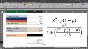 Slovin S Formula Pdf Google Search Confidence Level Excel Microsoft Excel