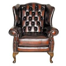 Find exquisite leather wingback chairs at club furniture, like the walter contemporary tall back living room chair available in 30 awesome leather color options. Highback Armchairs Chesterfield Sofa Company