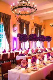 Ashlan Gorse S Fairytale Wedding At A French Chateau Purple Wedding Reception Wedding Reception Decorations Purple Wedding Reception Decorations