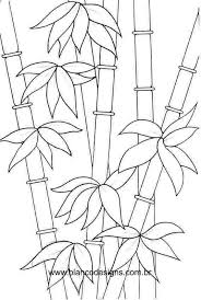 Bamboo Coloring Pages Glass Painting Designs Flower Drawing Mosaic Patterns
