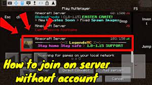 ¿quieres configurar un servidor multijugador? How To Join On Server Without Account Mcinabox Minecraft Java On Android Ajgamingph Official Youtube