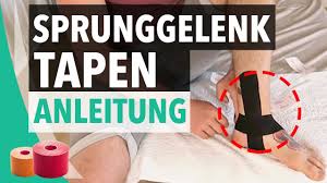 Das sprunggelenk ist sehr häufig von verletzungen betroffen. Sprunggelenk Innen Tapen Kinesiologie Tape Anleitung Fur Sprunggelenk Selbst Tapen Youtube