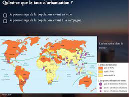 L'urbanisation est l'augmentation du nombre des habitants qui vivent en ville par rapport à une croissance inégale de la population urbaine. Les Metropoles Dans Le Monde Ppt Telecharger