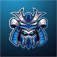  Samurai Robot Head Esport Mascot Logo Desain Logo Game Logo Keren Desain Logo