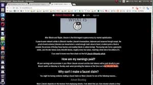 Moon dash is described as 'free dash faucet. Bitcoin Faucets Like Moon Bitcoin Places That Use Litecoin