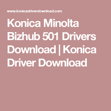 Scarica i driver più recenti, i manuali e i software per le tue soluzioni konica minolta. Konica Minolta Bizhub 501 Drivers Download Konica Driver Download
