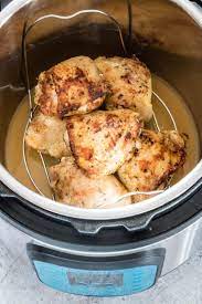Skinless and boneless instant pot chicken recipe with rich and creamy garlic sauce. Smoky Instant Pot Chicken Thighs Using Fresh Or Frozen Chicken Recipes From A Pantry