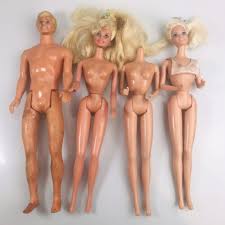Vintage Barbie Lot 4 Dolls 60s 70s Nude As Is Need TLC Barbie Body Stained  | eBay