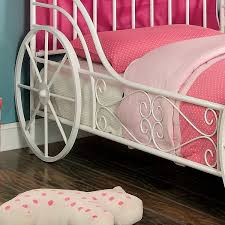 Do you suppose cinderella carriage toddler bed looks nice? Furniture Of America Tae Transitional White Metal Carriage Bed Overstock 11502307 Full