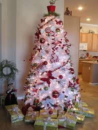 Winter White Christmas Tree White Christmas Trees White Christmas Tree Decorations White Artificial Christmas Tree