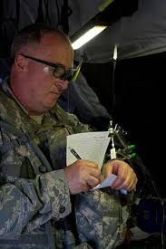 U.S. Air Force Major John Funke, clinical nurse, 81st