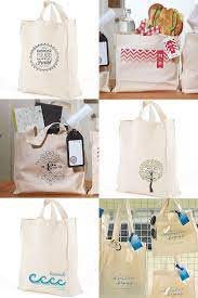 Personalized Reusable Canvas Tote Wedding Gift Bags Wedding Gift Bags Gift Bags Eco Friendly Gift Bags