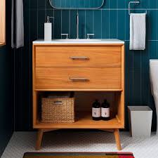 Open Storage Single Bathroom Vanity 24