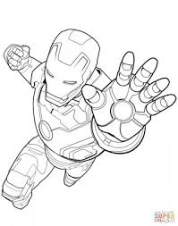 Iron man & captain america: 20 Free Printable Avengers Coloring Pages Everfreecoloring Com