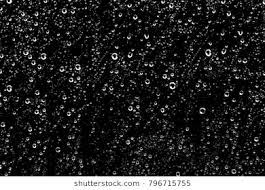 Hundreds Of White Rain Drops On A Glass Window With A Black Background Rain Drops On Window Blue Glass Glass