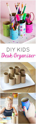 You can even go with other cardboard cartons of 3 different sizes go with a perfect hanging system to mount the entire organizer on the wall, and that's it. Kids Craft Week Diy Desk Organizer Design Improvised