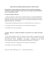 Model adresa inaintare depunere revisal. Http Itmneamt Ro Presa Proc Email Pdf