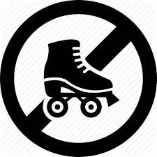 Forbidden No Roller Skate Stop Icon Download On Iconfinder Icon Roller Roller Skating