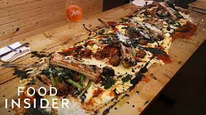 Why This Celebrity Chef Pours Polenta On A Table Celebrity Chefs Food Big Chefs