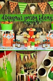 Unique Birthday Party Themes For Kids A Prehistoric Dinosaur Birthday Party Dinosaur Birthday Party Kids Themed Birthday Parties Kids Party Themes