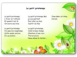 chanson le petit printemps d anny et jean marc versini paroles illustrees poeme printemps chanson enfantine et chansons comptines