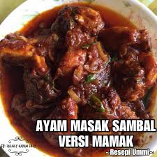 Check spelling or type a new query. Resepi Ummi Resepi Ayam Masak Sambal Mamak Style Facebook