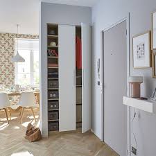 Dressing D Entree Decor Chene Darwin Castorama Porte Battante Penderie Entree Amenagement Appartement