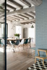 Alice B Meet An Archi Rehabilitation Of A House Dining Room Mu In 2020 Decor Painted Brick Walls Home Deco