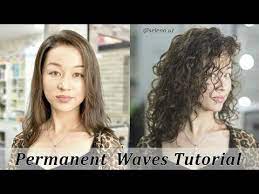 Permanent Wave Tutorial Youtube Permanent Waves Permanent Waves Hair Messy Hair Look