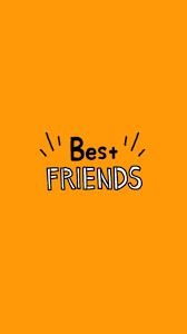 Bestfriends Wallpaper Tumblr Orange Aesthetic Background Lockscreen Best Friends Aesthetic Quotes Orange Bff Backgrounds