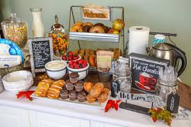 Diy Breakfast Bar Ideas Create An Easy Breakfast Bar Party For Company Easy Breakfast Bar Diy Breakfast Bar Breakfast Buffet Table