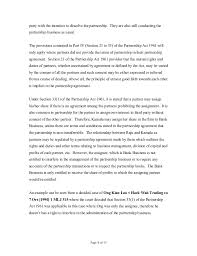 Iii relations of partners to persons dealing with them 7. Assignment Business Law Example Of Answer