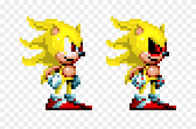 Classic super sonic coloring pages. Super Sonic And Super Sonic Super Sonic Sonic Mania Clipart 2064066 Pikpng