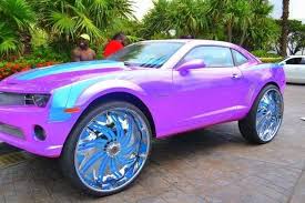 Black And Purple Car Rims Biggest Hot Wheels Car Ever Purple Car Hot Wheels Cars Donk Cars