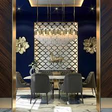 Browse our collection of glossy wood or sleek glass tables and comfortable side chairs to find the best dining suite for your family and guests. Statement Lighting Pieces For Your Dining Room