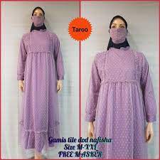 Maybe you would like to learn more about one of these? Gamis Kebaya Tile Polkadot Mix Satin Shopee Indonesia