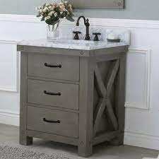 Check out our bathroom vanity selection for the very best in unique or custom, handmade pieces from our bathroom vanities shops. 850 Farmhouse Rustic Vanities Birch Lane 30 Inch 849 With Backsplash Single Bathroom Vanity Farmhouse Vanity Traditional Bathroom