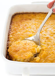 Creamy and rich corn pudding made from scratch with brown butter, heavy cream and corn. Homemade Corn Pudding Without Jiffy Mix Chef Savvy