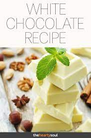 White Chocolate Recipe A Paleo And Vegan Candy White Chocolate Recipes Vegan Candies Chocolate Desert Recipes