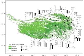 Temporal Trends Of Plant Green Up Onset Date In Days Per