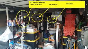 Engine hoists as well as engine load levelers make the impossible quite easy. Harbor Freight 1 Ton Engine Hoist Modification Subaru Outback Forums