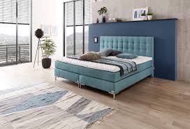 Ab 50 € bestellwert ». Welcon Boxspringbettenshop24 De Rockstar Boxspring Bett Boxspringbett 180x200cm Hartegrad H3 In Blau Inkl Topper Samtmobel