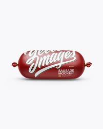 Sausage Chub Mockup In Packaging Mockups On Yellow Images Object Mockups Free Packaging Mockup Mockup Free Psd Mockup Free Download