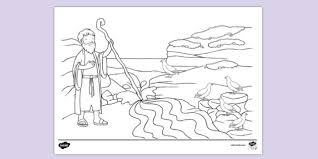 Use this free moses coloring page in your children's ministry this year! Colouring Colouring Sheets
