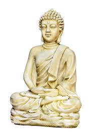 Statue Bouddha Hairie Kadampa Pour Interieur Ou Exterieur Vieilli H96cm Leroy Merlin