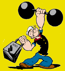It was the silence of his departure. Get Strong Like Popeye